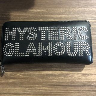 ヒステリックグラマー(HYSTERIC GLAMOUR)のHYSTERIC GLAMOUR ロゴ スタッズ ロングウォレット 財布(長財布)