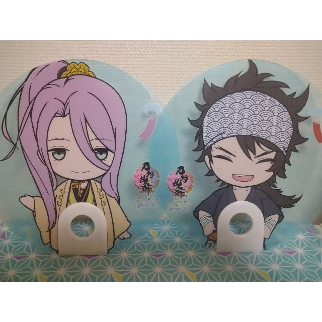 刀剣乱舞 クリアうちわ 蜂須賀虎徹・陸奥守吉行セット エンタメ/ホビーのアニメグッズ(その他)の商品写真