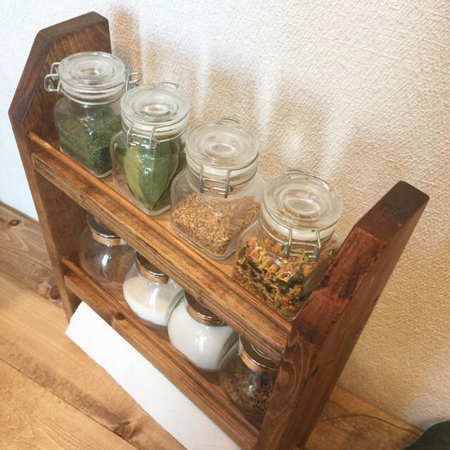 kitchen paper shelf3 ハンドメイドのインテリア/家具(家具)の商品写真