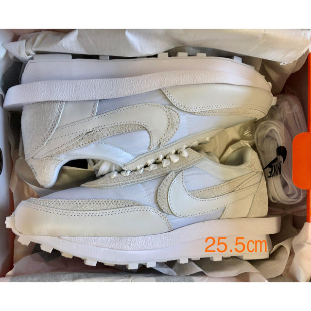 【25.5cm】NIKE × SACAI SNKRSナイキ サカイ 白