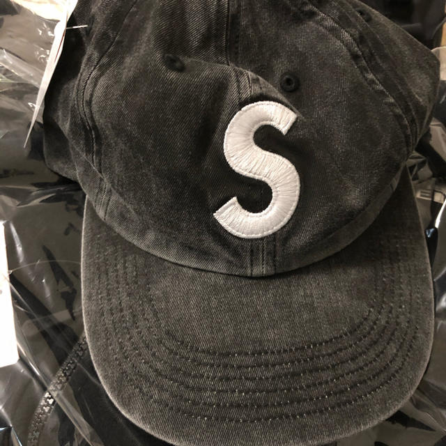 S logo cap blackキャップ