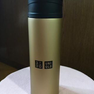 ユニクロ(UNIQLO)の【新品未使用】UNIQLO ステンレスボトル　ゴールド(水筒)