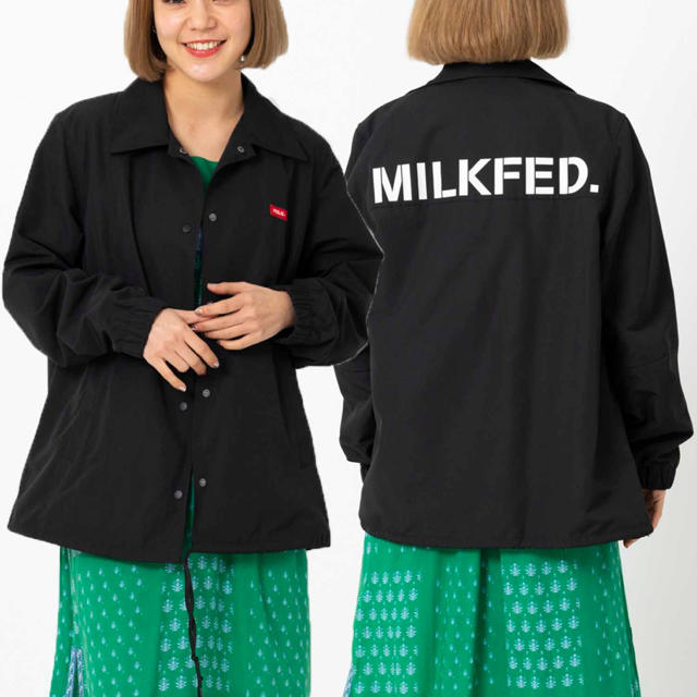 MILKFED.(ミルクフェド)のMILKFED. コーチジャケット　ハチ公様専用 レディースのジャケット/アウター(ナイロンジャケット)の商品写真