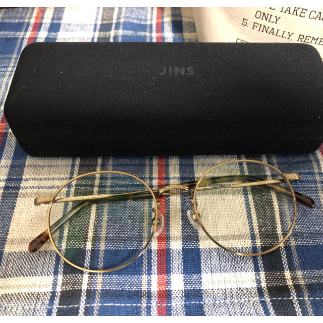 JINS(ジンズ)のJiNS ジンス　クラシック　眼鏡　UVグラス レディースのファッション小物(サングラス/メガネ)の商品写真