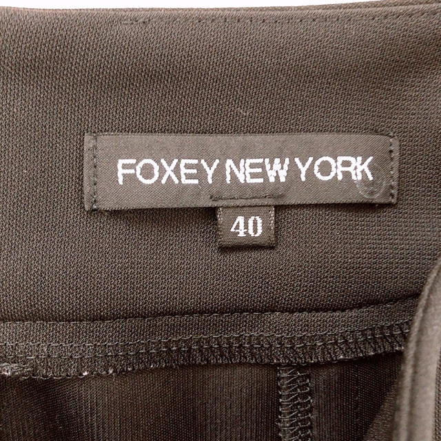 FOXEY】上品!腰履きスカート 黒 40 美品 フォクシー FOXEY】上品!腰履きスカート 黒 40 美品 フォクシー