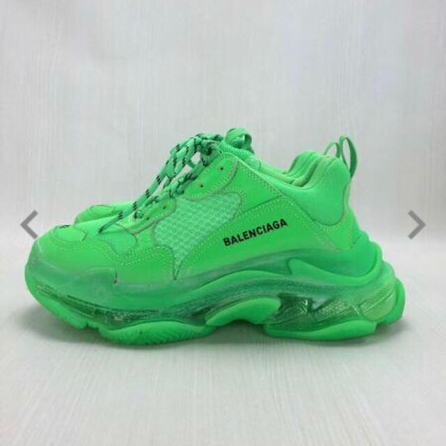 Balenciaga(バレンシアガ)のバレンシアガ　tripleS ネオングリーン メンズの靴/シューズ(スニーカー)の商品写真