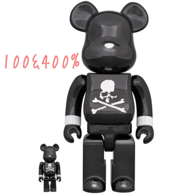 mastermind JAPAN(マスターマインドジャパン)のBE@RBRICK 100%+400％ セット エンタメ/ホビーのおもちゃ/ぬいぐるみ(キャラクターグッズ)の商品写真