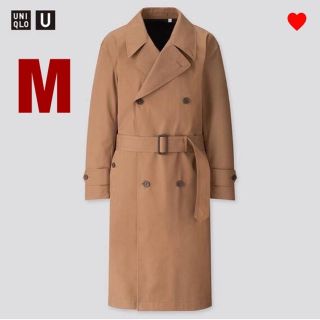 ルメール(LEMAIRE)のUNIQLO U ユニクロ　ユー　ブロックテックトレンチコート　ブラウン　M(トレンチコート)