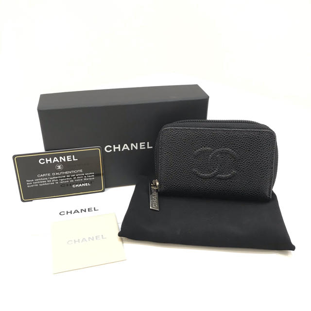 CHANEL - 5467 CHANEL シャネル キャビアスキン ラウンドコインパースの通販 by paris｜シャネルならラクマ