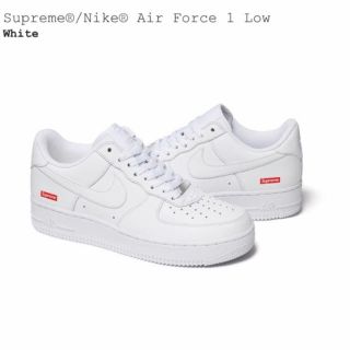 シュプリーム(Supreme)のSupreme NIke Air Force 1 Low White 28cm (スニーカー)