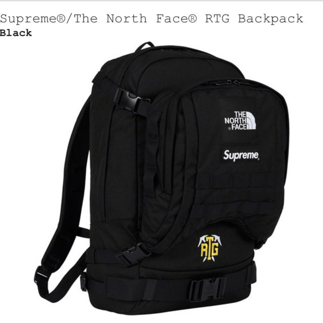 Supreme The North Face RTG Backpack 黒