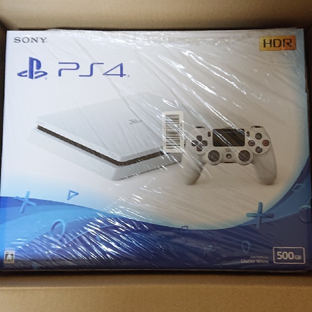 新品未開封 PlayStation4 500GB グレイシャーホワイト