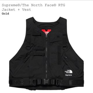 シュプリーム(Supreme)のSupreme TNF RTG Jacket + Vest ベストのみsizeS(ベスト)