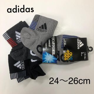 アディダス(adidas)の【新品】adidas 3P メンズソックス(ソックス)