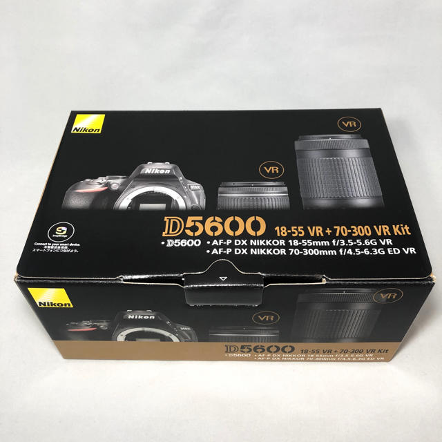 新品未使用 Nikon D5600 AF-P18-55レンズKITメーカー保証付