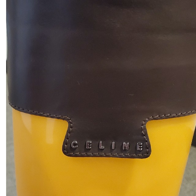 celine(セリーヌ)のCELINE　レインブーツ　イエロー レディースの靴/シューズ(レインブーツ/長靴)の商品写真