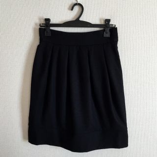 スピックアンドスパン(Spick & Span)のスピック&スパン♡黒色の膝丈スカート(ひざ丈スカート)