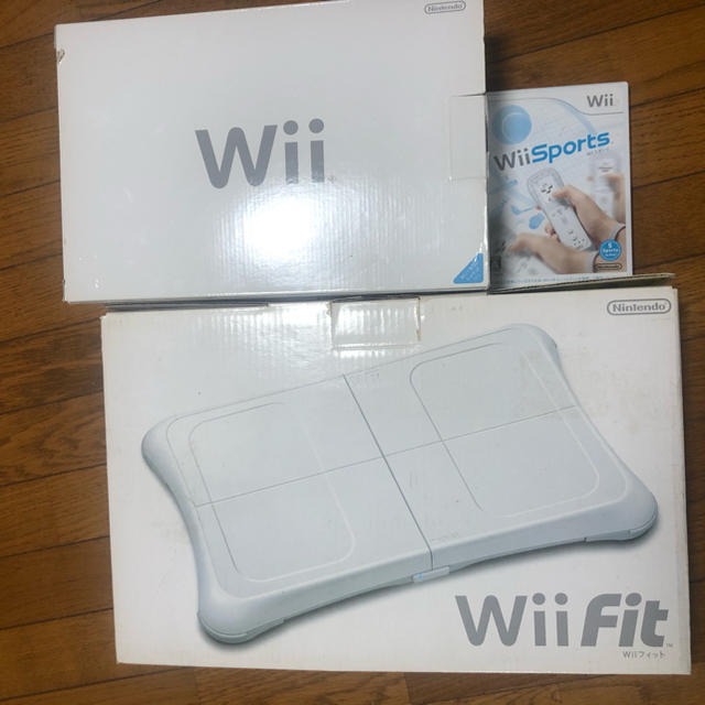 【動作確認済】Wii 本体&ソフト3本&バランスボード