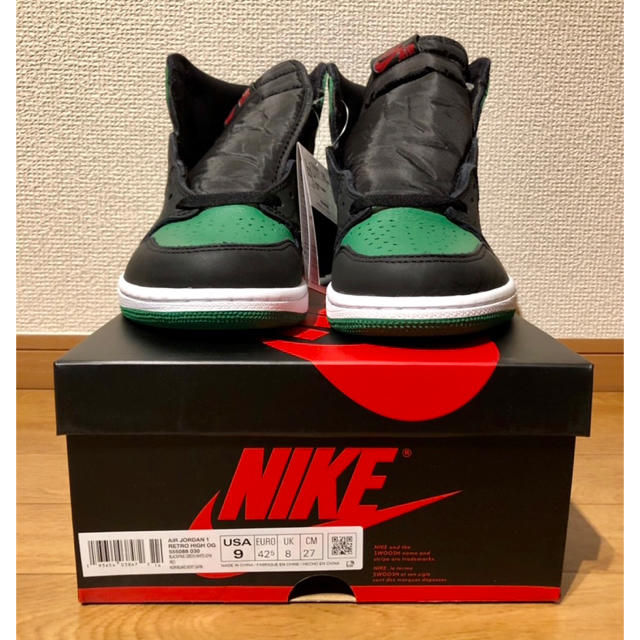 NIKE(ナイキ)の本日限定 Airjordan 1 Retro high OG Pinegreen メンズの靴/シューズ(スニーカー)の商品写真