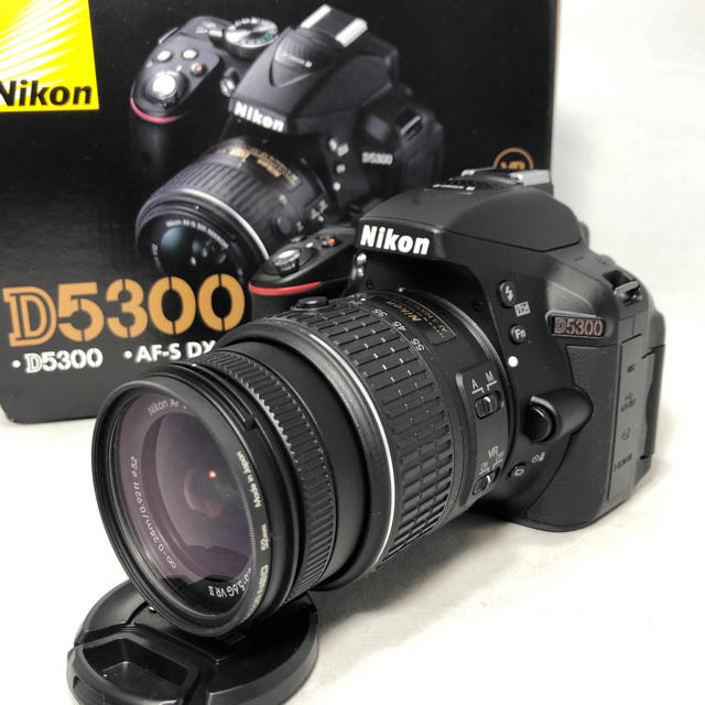 カメラNikon D5300 18-55 VRⅡ KIT 163ショット美品