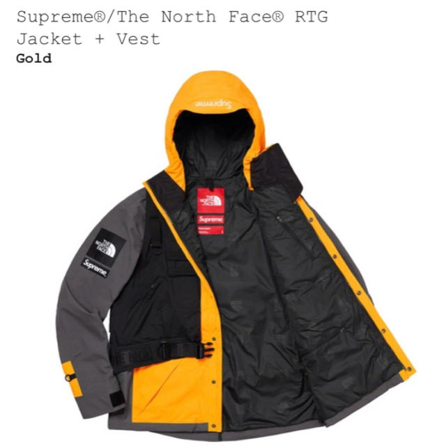 Supreme(シュプリーム)のSupreme The North Face RTG Jacketのみ 黄色 メンズのジャケット/アウター(マウンテンパーカー)の商品写真