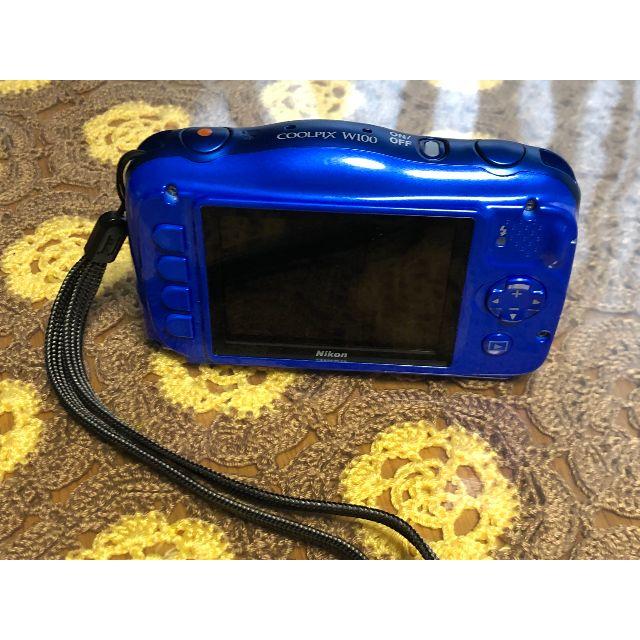 Nikon(ニコン)のNikon デジタルカメラ COOLPIX W100 防水  ブルー スマホ/家電/カメラのカメラ(コンパクトデジタルカメラ)の商品写真