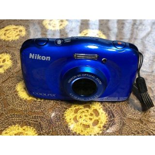 ニコン(Nikon)のNikon デジタルカメラ COOLPIX W100 防水  ブルー(コンパクトデジタルカメラ)