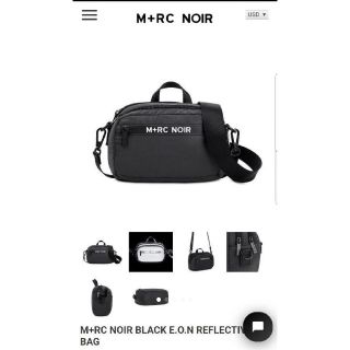 シュプリーム(Supreme)のM+RC NOIR BLACK E.O.N REFLECTIVE BAG(ショルダーバッグ)