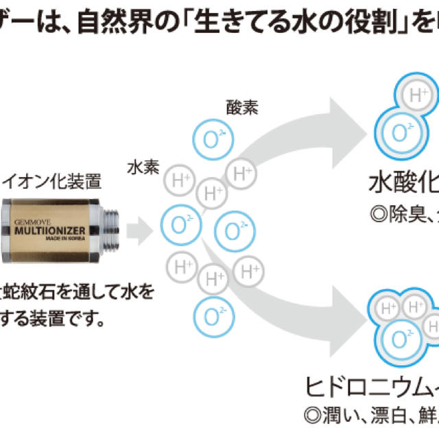 シャワーヘッド マルチイオナイザー ジェンマジャパンの通販 by 自由人