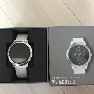 ガーミン(GARMIN)のGarmin Vivoactive 3 White Stainless(その他)