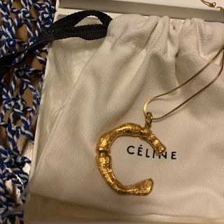 セリーヌ(celine)のメッシュバッグ付　セリーヌ　イニシャルネックレスC(ネックレス)