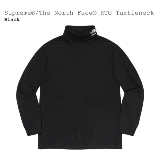 Supreme(シュプリーム)のSupreme TNF RTG Turtleneck 黒 S 新品未使用 メンズのトップス(Tシャツ/カットソー(七分/長袖))の商品写真
