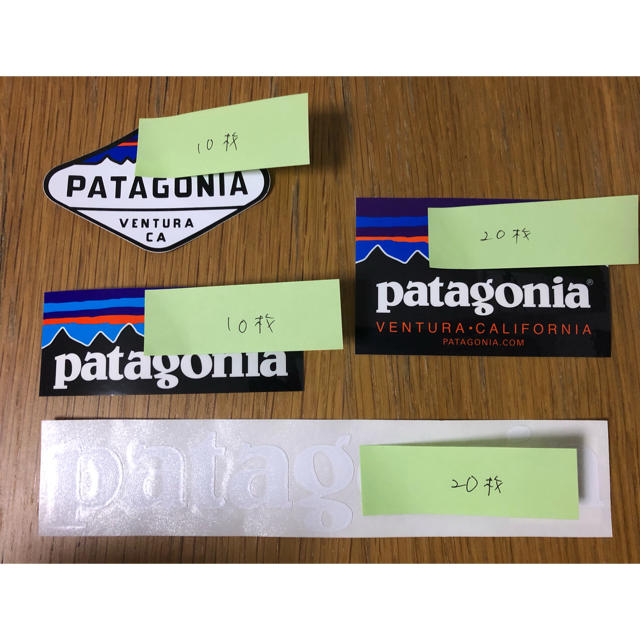 patagonia(パタゴニア)のいろなさま専用　パタゴニア　ステッカー　セット スポーツ/アウトドアのアウトドア(その他)の商品写真