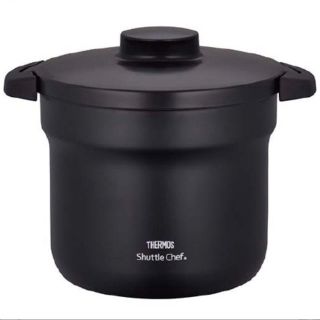 サーモス(THERMOS)の【新品未使用】真空保温調理器シャトルシェフ ブラック 4.3L KBJ-4500(調理道具/製菓道具)