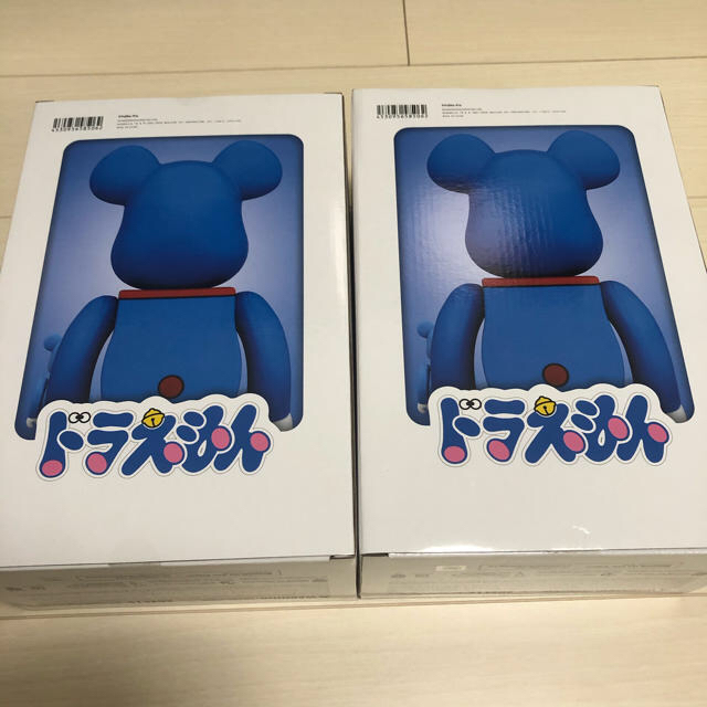 MEDICOM TOY(メディコムトイ)の送料込み 2set BE＠RBRICK ドラえもん 100%&400% エンタメ/ホビーのおもちゃ/ぬいぐるみ(キャラクターグッズ)の商品写真