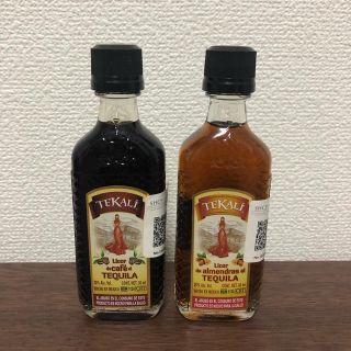 テキーラ　コーヒー／アーモンド　ミニボトル50mlセット(蒸留酒/スピリッツ)