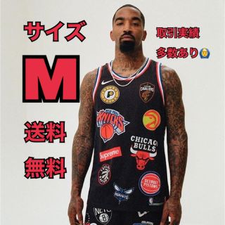 シュプリーム(Supreme)のシュプリーム　18SS NIKE × NBA マルチロゴバスケタンクトップ(バスケットボール)