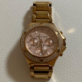 マイケルコース(Michael Kors)のマイケルコース　ピンクゴールド腕時計(腕時計)