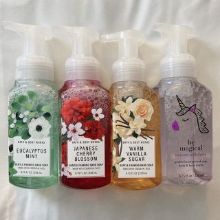 バスアンドボディーワークス(Bath & Body Works)のバスアンドボディワークス ジェントルフォーミング ハンドソープ　４本セット(ボディソープ/石鹸)