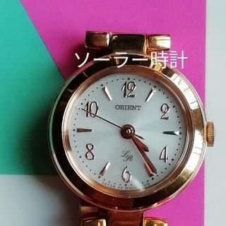 オリエント(ORIENT)の12. ORIENT オリエント ソーラー時計 美品 レディース(腕時計)