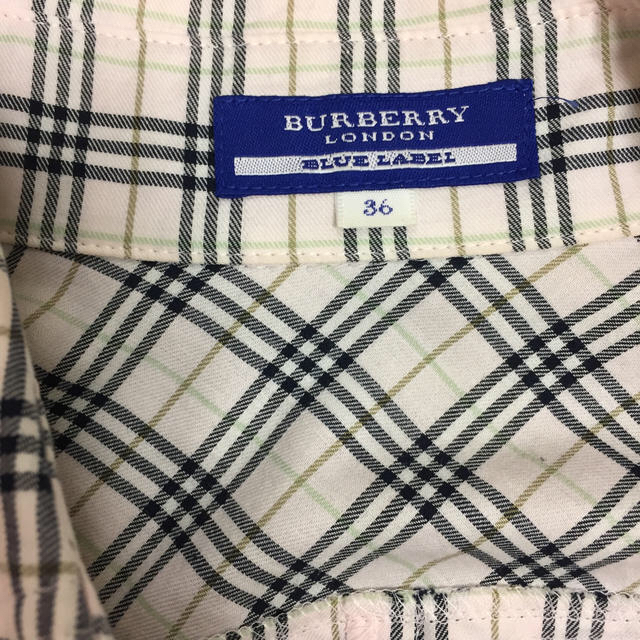 BURBERRY BLUE LABEL(バーバリーブルーレーベル)のバーバリー Burberry チェックシャツ レディースのトップス(シャツ/ブラウス(長袖/七分))の商品写真