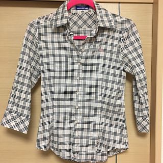 バーバリーブルーレーベル(BURBERRY BLUE LABEL)のバーバリー Burberry チェックシャツ(シャツ/ブラウス(長袖/七分))