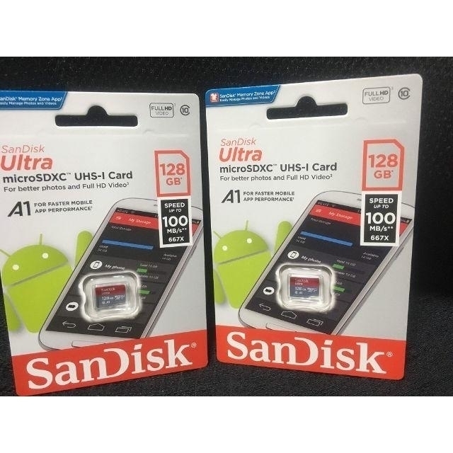 新品　SanDisk microSDXC 128GB ×2枚 スマホ・スイッチ等