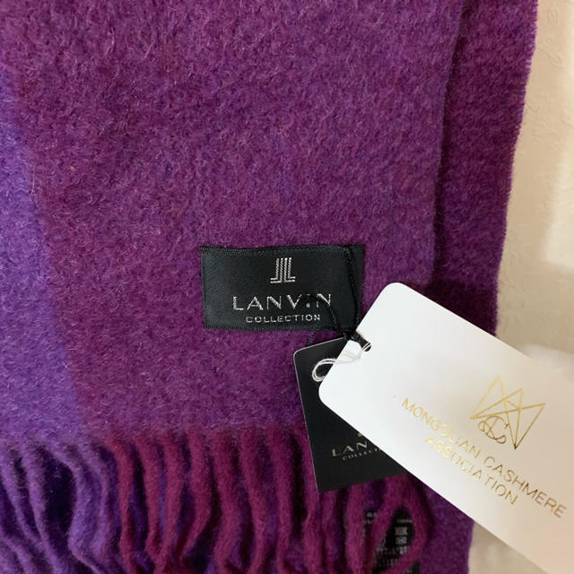 LANVIN(ランバン)のLANVIN ランバン　カシミヤマフラー レディースのファッション小物(マフラー/ショール)の商品写真