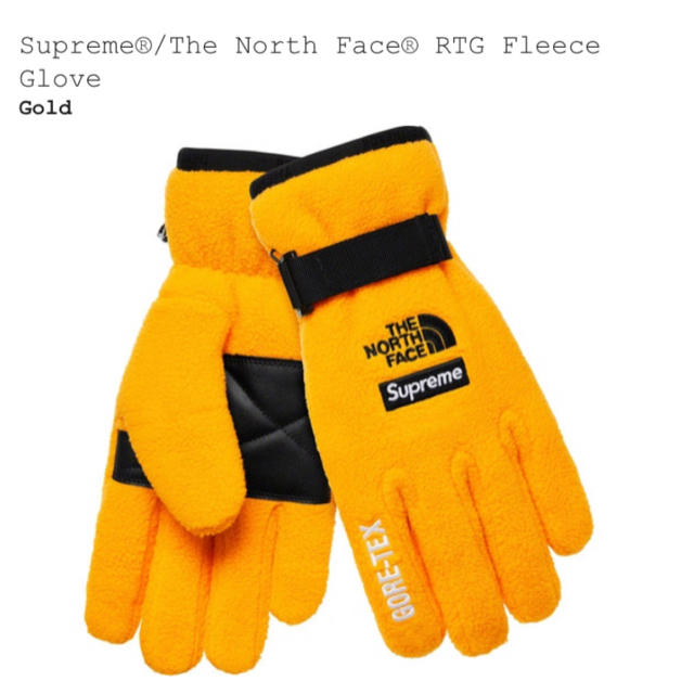 2022新作 Pre Autumn Supreme×The North Face Fleece Glove S - 通販