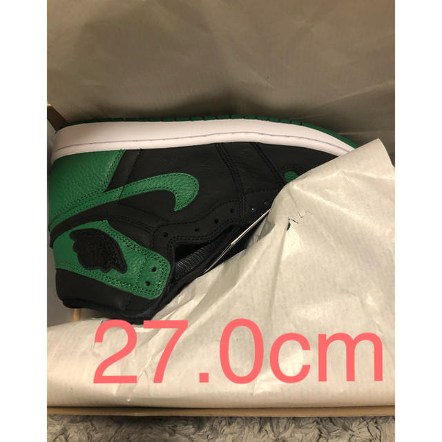 NIKE(ナイキ)のNike air jordan1 pine green 27.0cm メンズの靴/シューズ(スニーカー)の商品写真