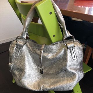 セリーヌ(celine)のセリーヌ CELINE ショルダーバッグ シルバーレザー(ショルダーバッグ)