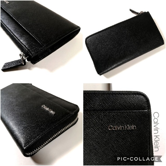 Calvin Klein - 新品 カルバンクライン CK ラウンドファスナー 長財布 ブラック サイフ2の通販 by 赤坂 リサイクル