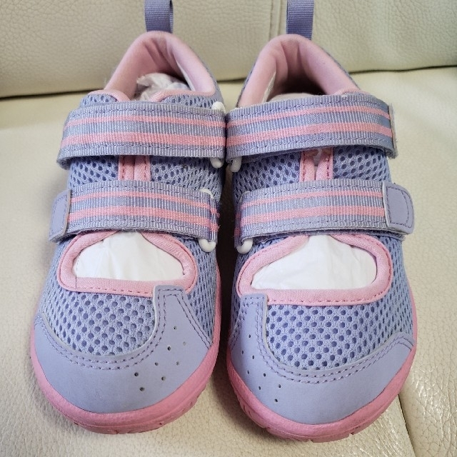 asics(アシックス)の専用♡17㎝ サマーシューズ 夏 スニーカー サンダル ピンク ラベンダー キッズ/ベビー/マタニティのキッズ靴/シューズ(15cm~)(サンダル)の商品写真