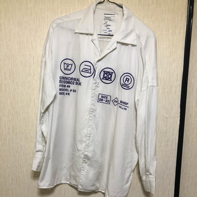 SHAREEF(シャリーフ)のSHAREEF CARE LABEL BIG SHIRT size1 メンズのトップス(シャツ)の商品写真